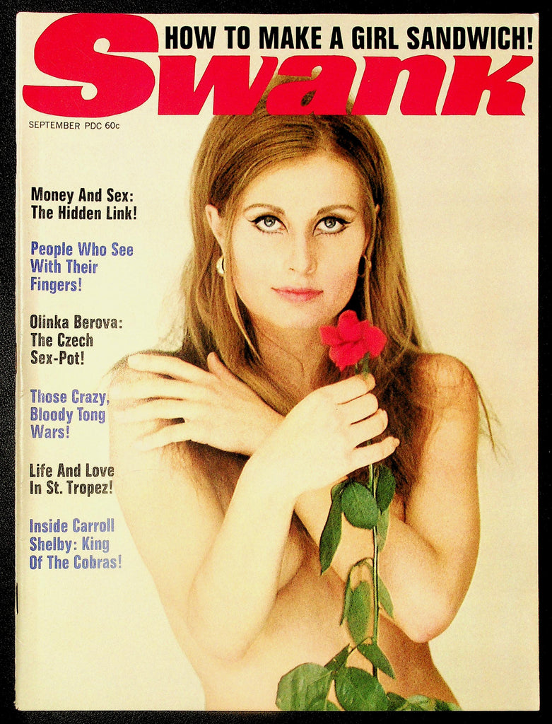 Swank Adult Magazine Vol. 15, No. 7 September 1968 How To Make A Girl Sandwich 103026HRP-43