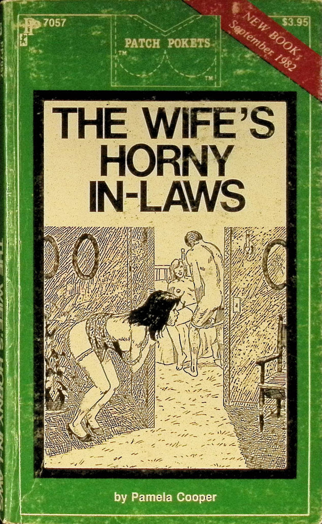 The Wife's Horny In-Laws by Pamela Cooper PP7057 September 1982 Patch Pockets Greenleaf Classics Adult Paperback Novel 080625AMP