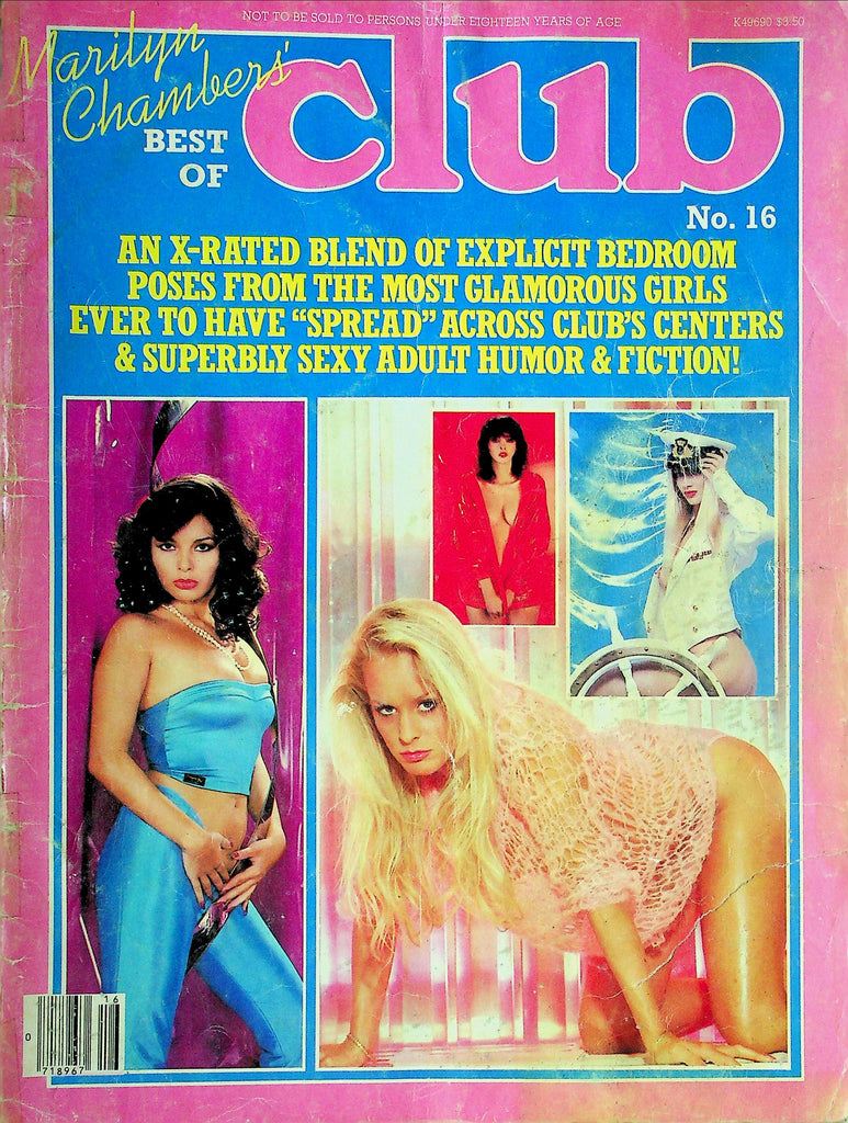 Marilyn Chambers' Best Of Club Magazine Ft. Prudence & Anna No.16 1982 030425RP