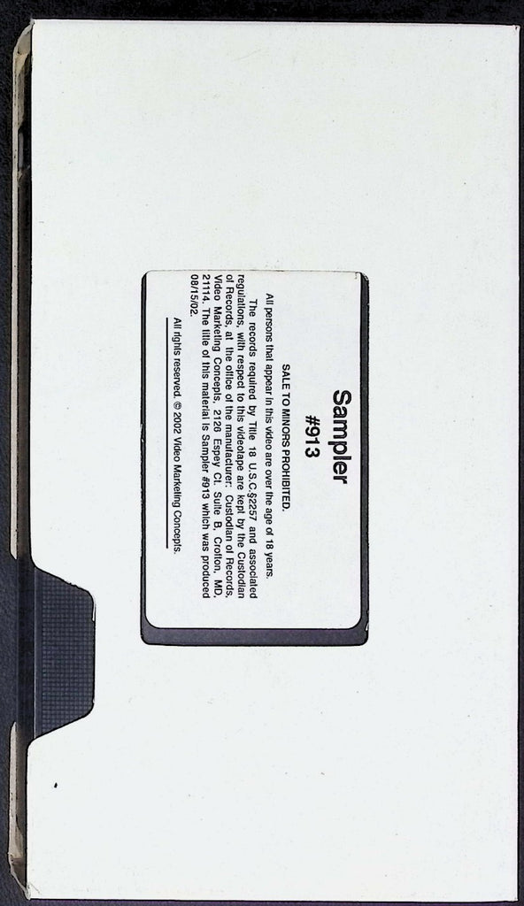 Fiona Cooper Sampler #913 Adult VHS 032426AKVHS3