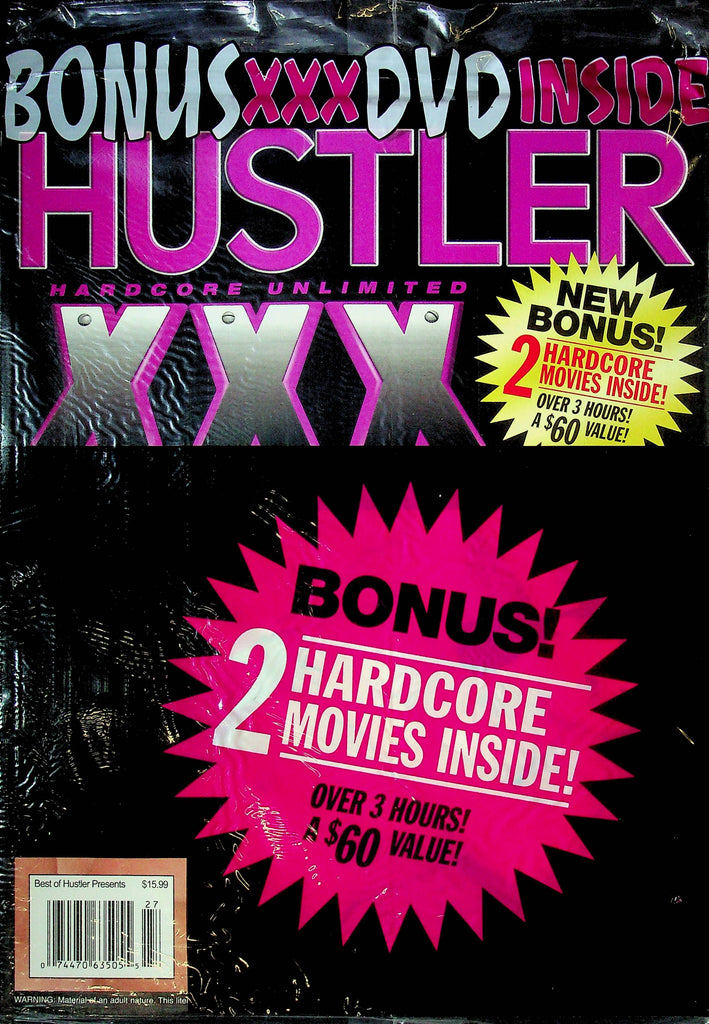 Hustler Hardcore Unlimited XXX Magazine Issue #62 SEALED 112124RP