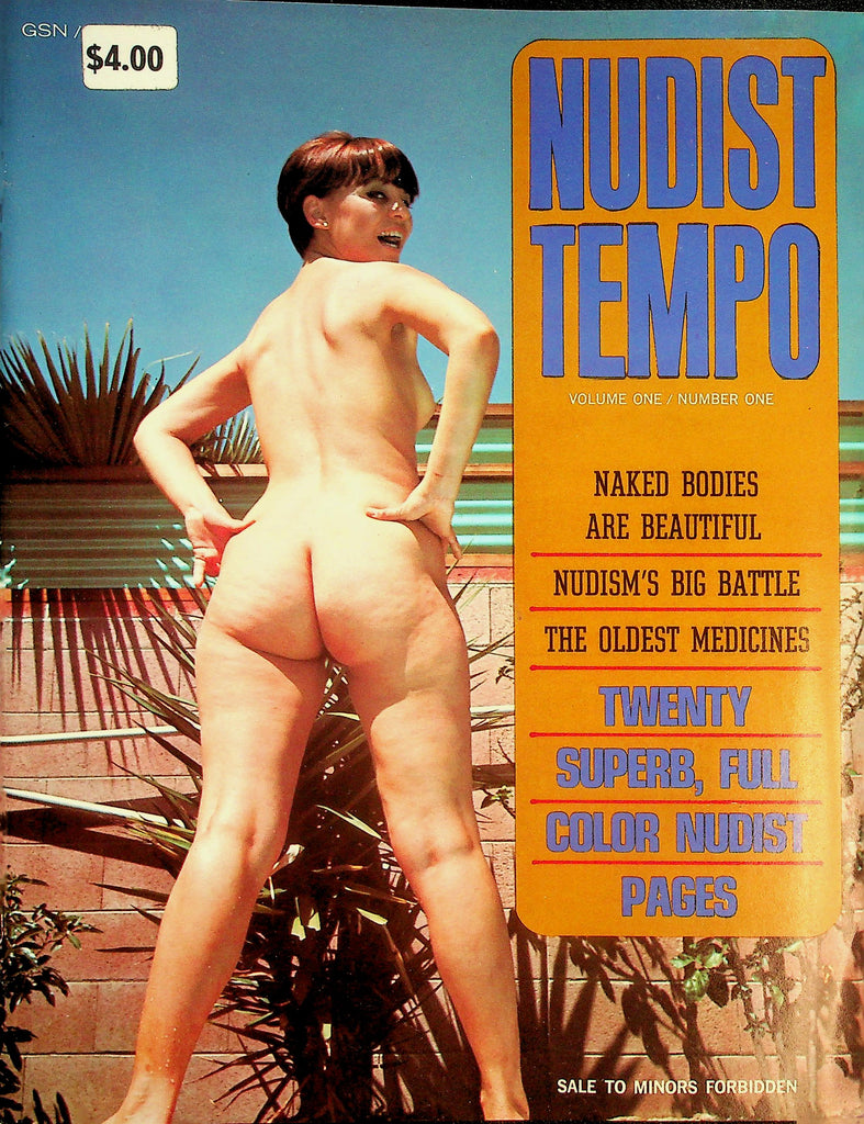 Nudist Tempo Magazine  Naked Bodies Are Beautiful / Nudism's Big Battle  vol.1 #1  1968 081726lmp-GSC