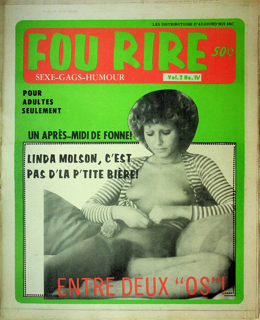 Fou Rire French Men's Newspaper Linda Molson Vol.2 No.4 061324OSRP