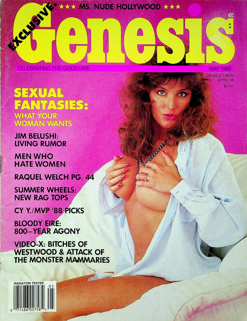 Genesis Magazine Ms. Nude Hollywood & Jim Belushi May 1988 081023RP