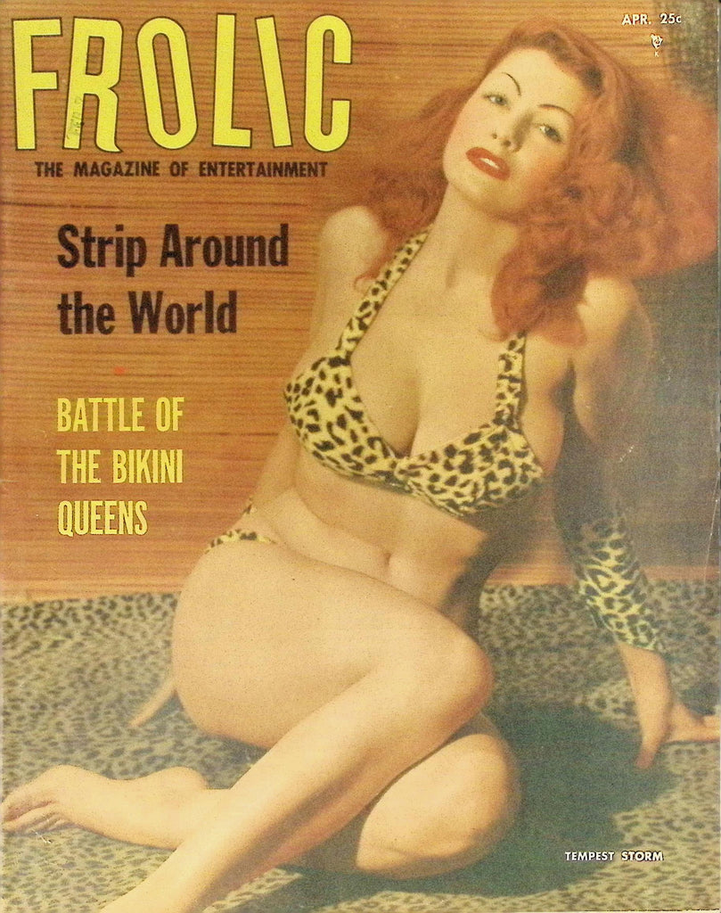 Frolic Magazine April 1956 Battle of the Bikini Queens  091426LLP