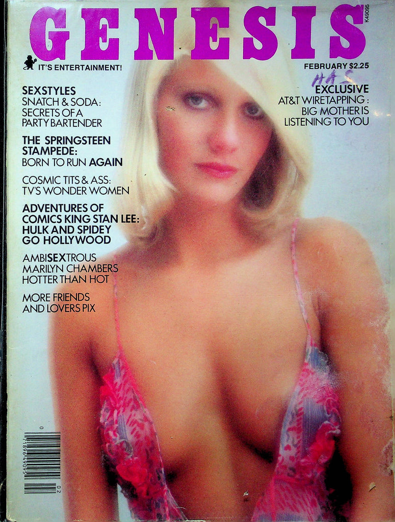 Genesis Magazine Springsteen Stampede February 1979 091223RP2