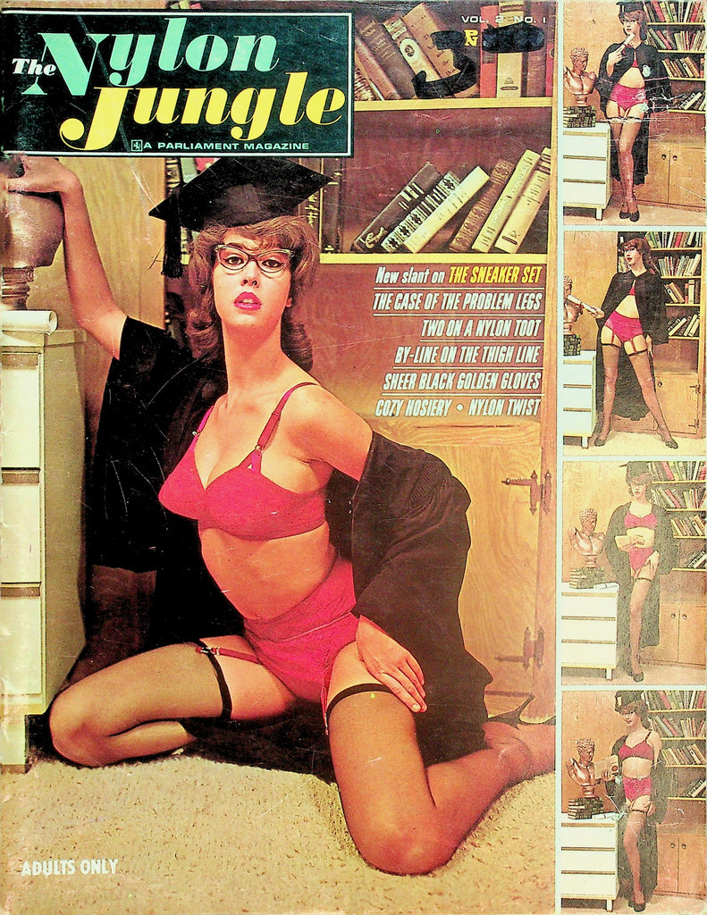 The Nylon Jungle Magazine  Cover/Centerfold Girl Co-Ed Sherry Kummer  vol.2 #1   1964  Parliament Publication      052026lmp-GSC