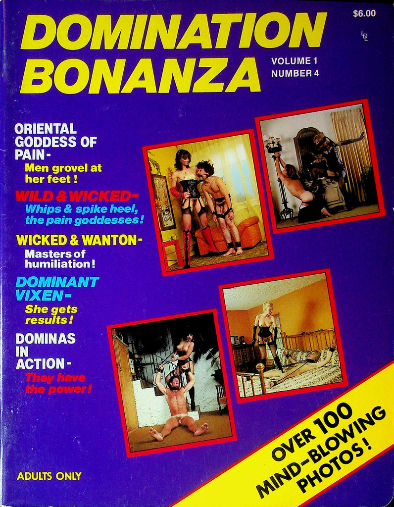 Domination Bonanza Magazine Oriental Goddess Of Pain Vol.1 No.4 November 1981 080625RP-