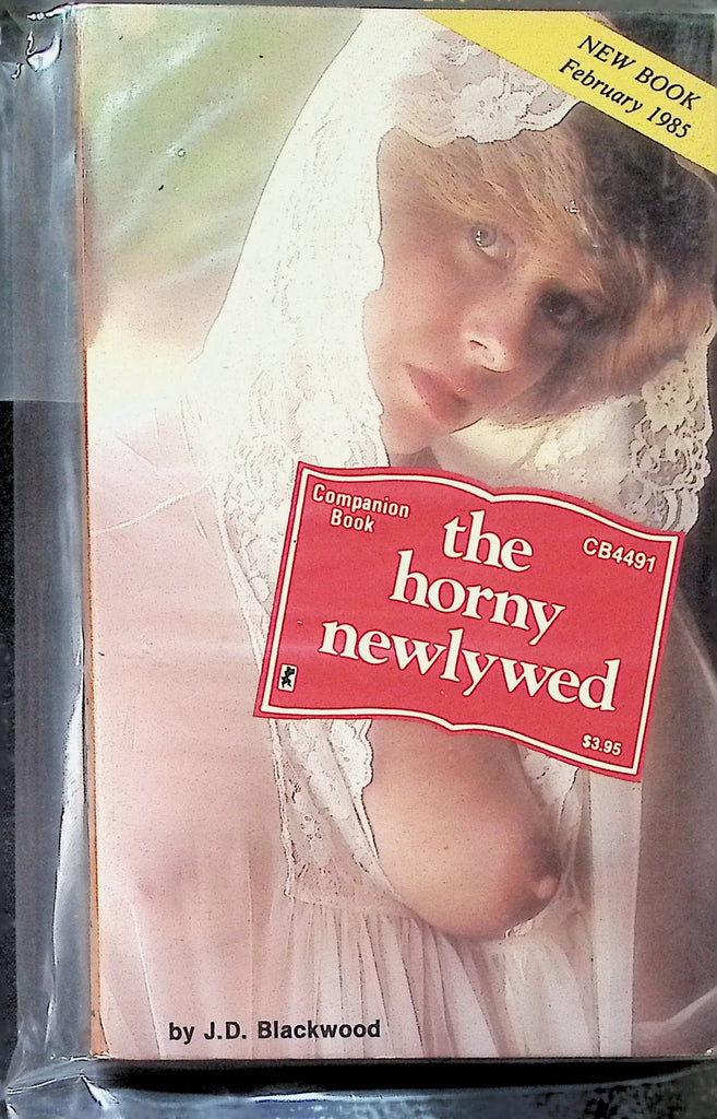 The Horny Newlywed by JD Blackwood CB4491 February 1985 Companion Book Greenleaf Adult Paperback Novel-082924AMP