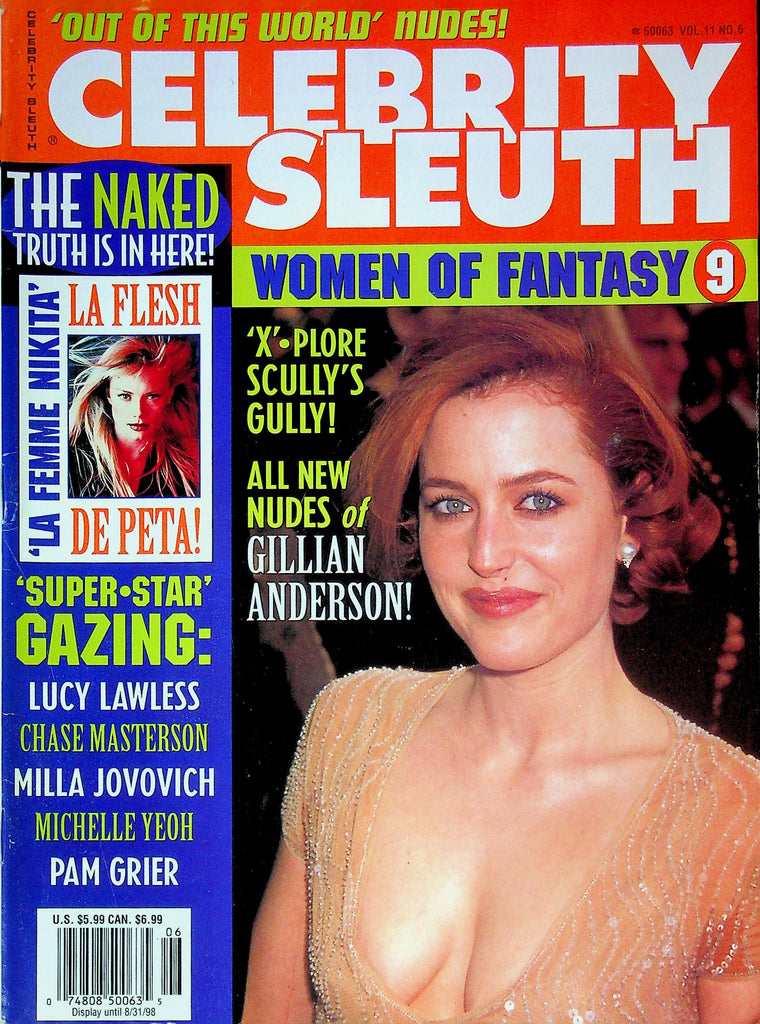 Celebrity Sleuth Magazine Women Of Fantasy 9 Ft. Gillian Anderson Vol.11 No.6 061625RP-
