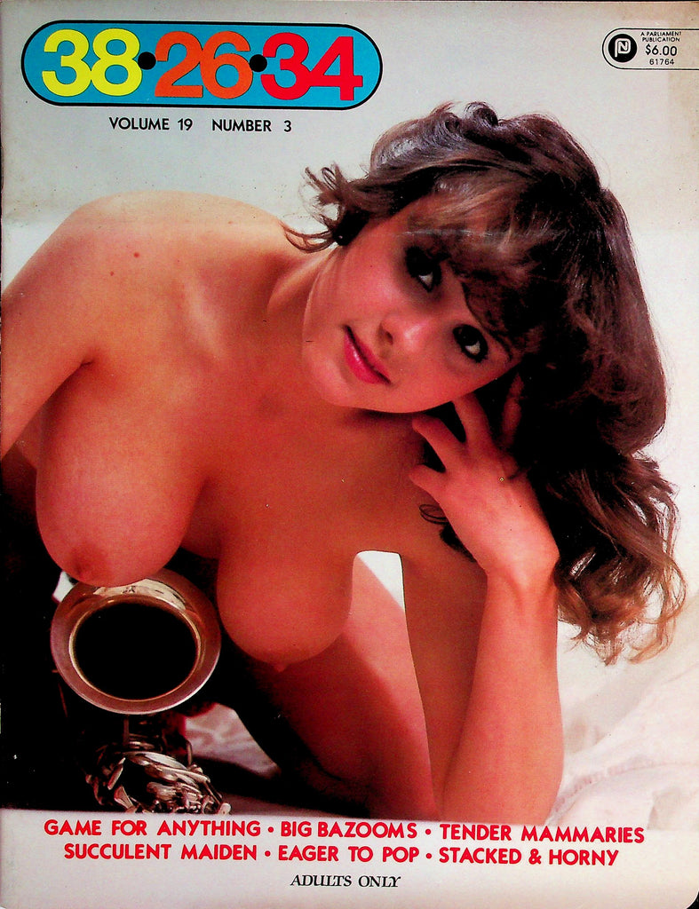 38 26 34  Busty Magazine  Game For Anything/ Succulent Maiden  vol.19 #3 1982  Parliament   082326lmp-GSC