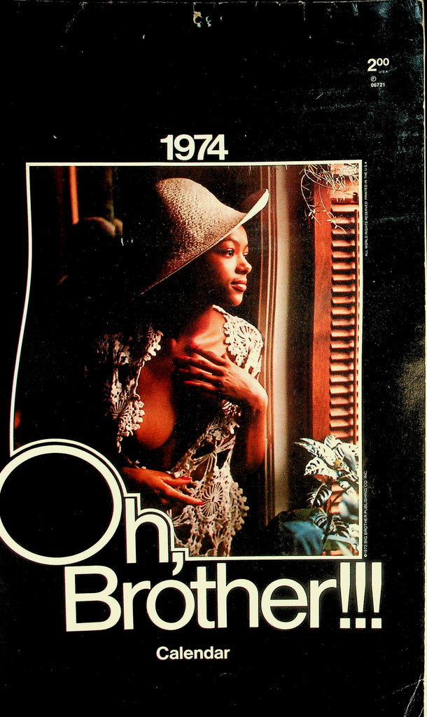 Oh, Brother!!! 1974 Calendar  Beautiful Black Women   072726lmp-GSC