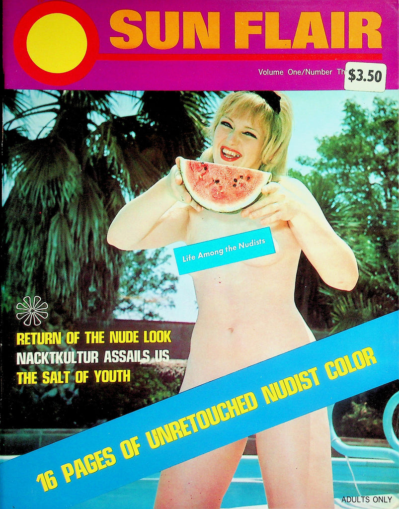 Sun Flare Nudist Magazine   Life Among Nudists  vol.1 #3 1967    071726lmp-GSC
