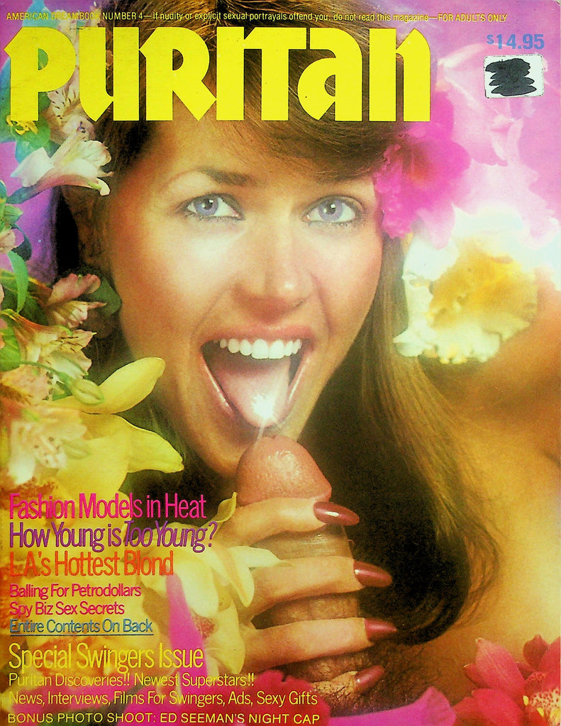 Puritan Magazine  Fashion Models In Heat/ L.A.'s Hottest Blond/ Special Swingers Issue  Centerfold Girl Lori   #4 1979 081426lmp-GSC