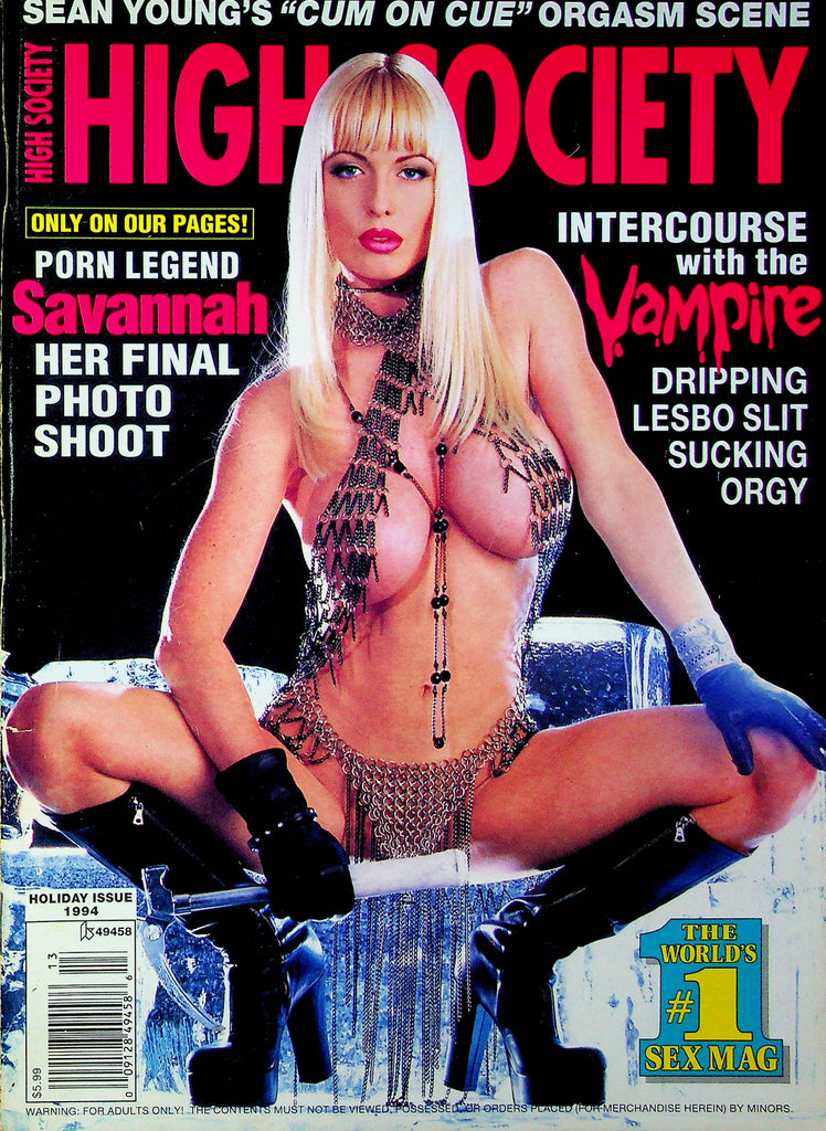 High Society Magazine Savannah & Vampires Holiday 1994 100923RP