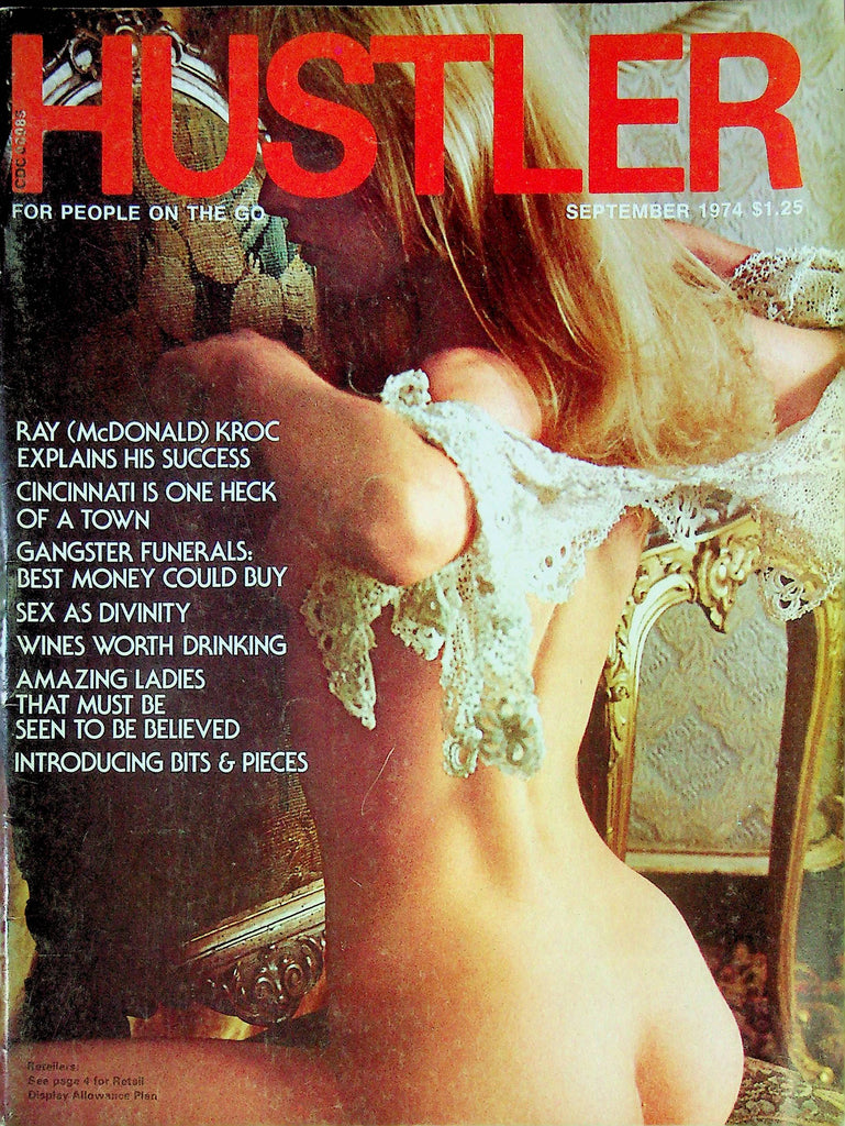 Hustler Magazine Ray Kroc & Cindy September 1974 031224RP