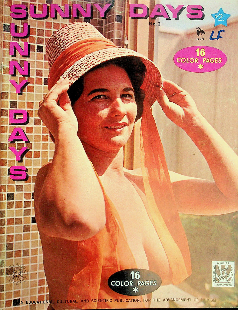 Sunny Days Nudist Magazine  Doctor Sunshine/ Walk Nude In Good Health #3 1960's   070326lmp-GSC