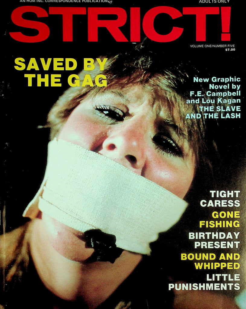 Strict! Bondage Magazine   Saved By The Gag / Tight Caress  vol.1 #5 1984 by HOM    091126lmp-GSC