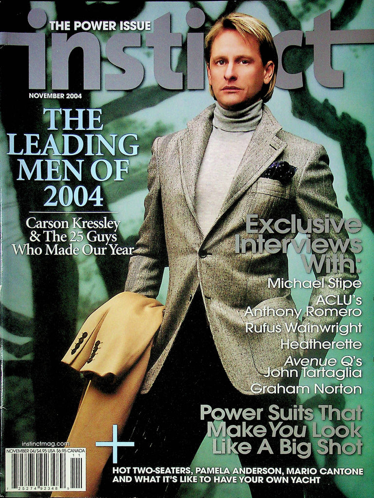 Instinct Gay Interests Magazine Michael Stipe & Carson Kressley November 2004 072524RP