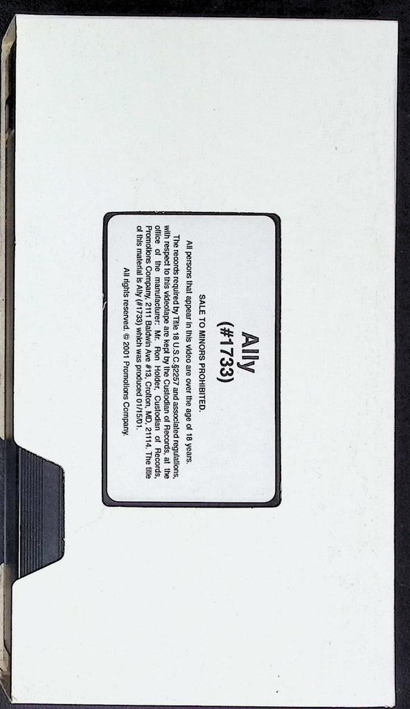 Fiona Cooper Ally #1733 Adult VHS 032426AKVHS3