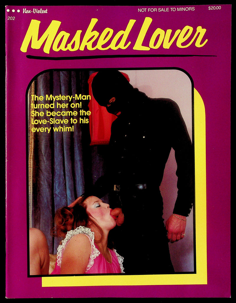 Masked Lover Pictorial #202 1980s/1990s Adult Magazine 091026HRP-34
