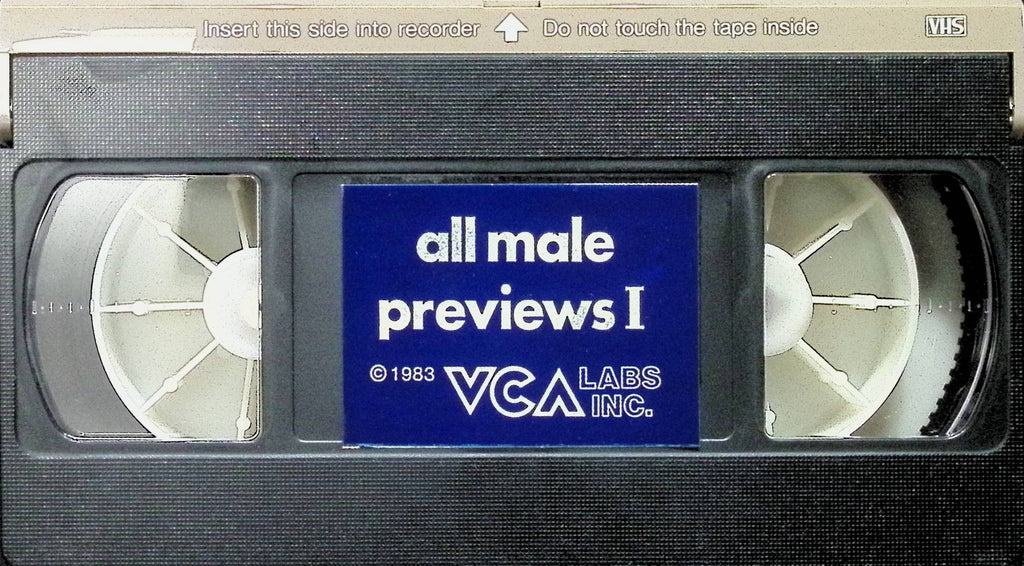 All male Previews 1 1983 VCA Labs inc Gay Male VHS 091724AMPVHS3