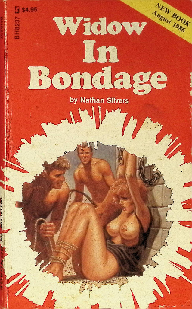 Widow in Bondage by Nathan Silvers August 1986 BH8237 A Bondage House Book Greenleaf Classics Adult Paperback Novel 080625AMP