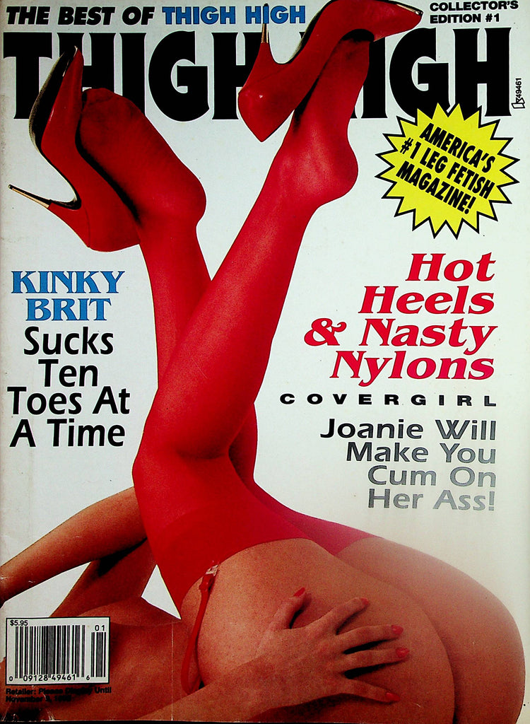 The Best Of Thigh High Magazine  Covergirl Joanie - Hot Heels & Nasty Nylons  #1 1993     022224lm-p