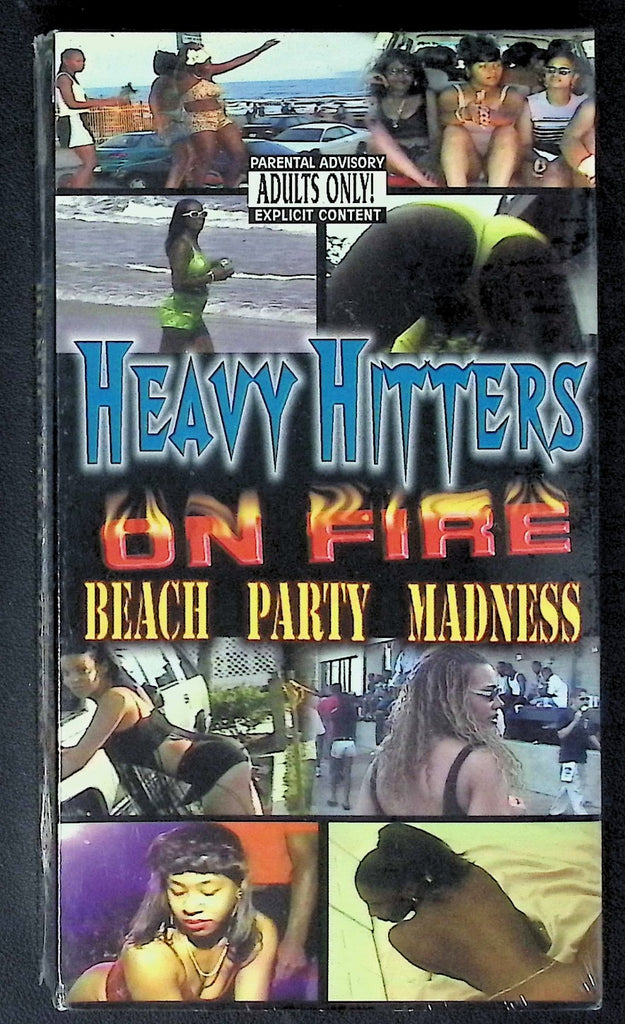 Heavy Hitters on Fire: Beach Party Madness Adult VHS 2001 Wayne Enterprises 052726AKVHS