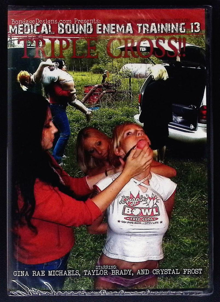 Medical Bound Enema Training #13 Gina Rae Michaels, Taylor Brady, Crystal Frost, Fetish BDSM DVD Bondage Designs / Gina Rae Michaels Production 080625ADVD