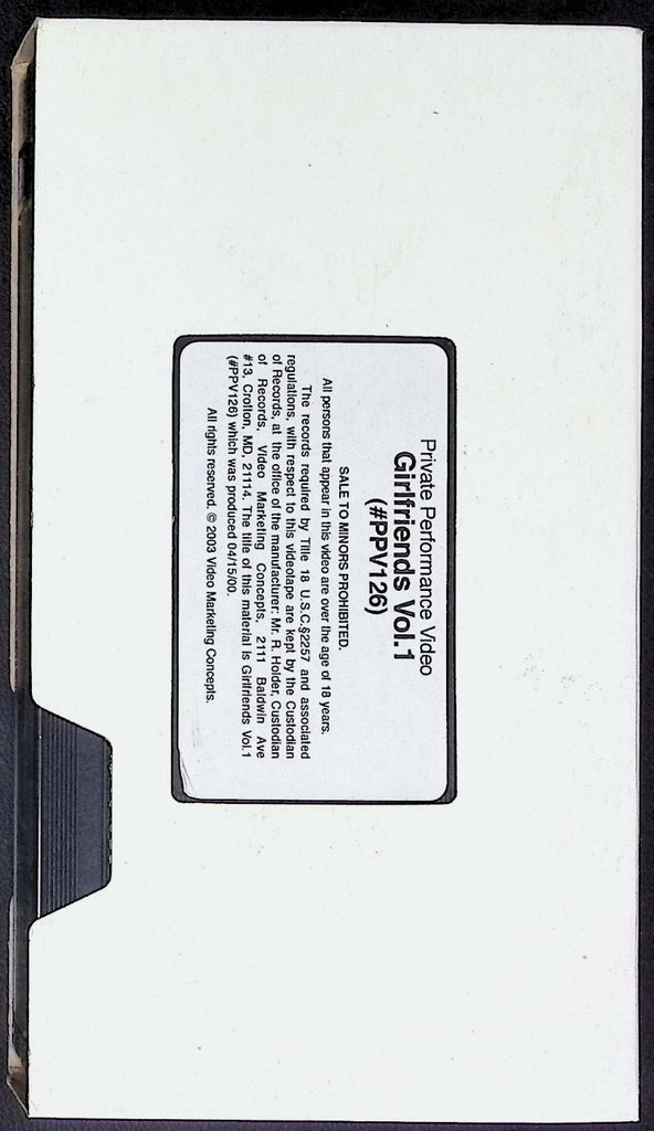 Fiona Cooper Girlfriends Volume 1 #PPV126 Adult VHS 032426AKVHS3