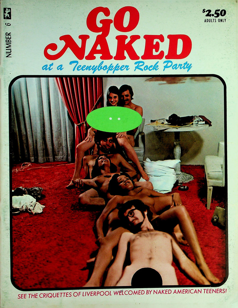 Go Naked 18+ Magazine  At A Teenybopper Rock Party #6 1969  091626lmp-GSC