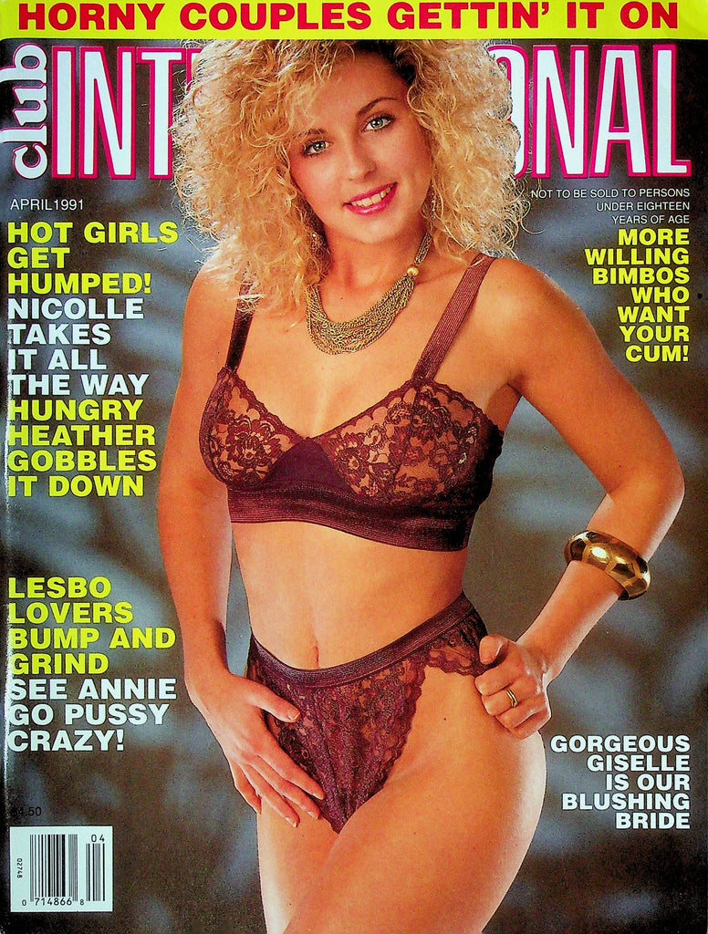 Club International Magazine Nicolle & Giselle April 1991 072624RP