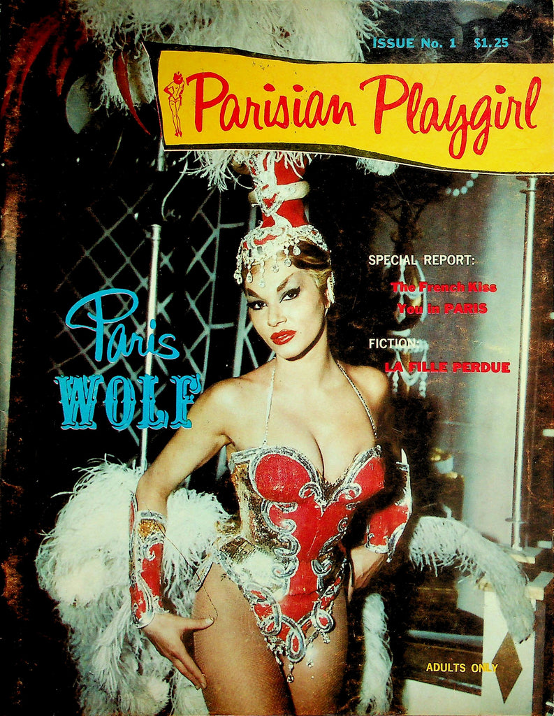 Parisian Playgirl Magazine  Paris Wolf / The French Kiss  #1 1960's   032626lmp