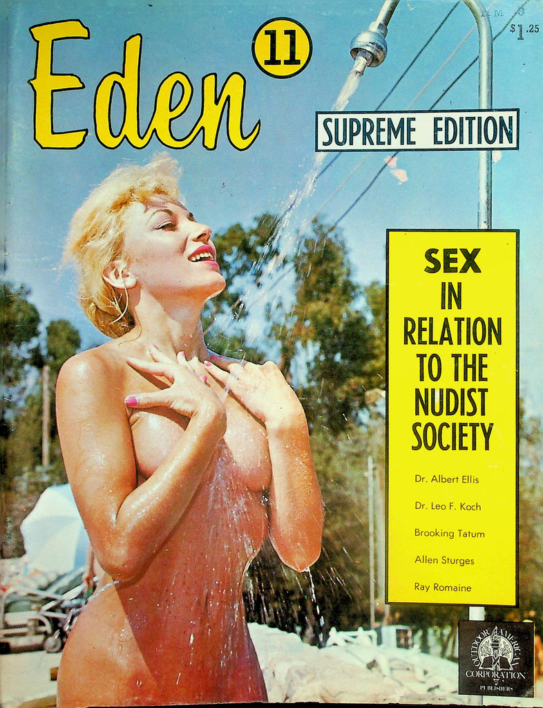 Eden Supreme Edition Nudist Magazine  Covergirl Tammy / Sex In Relation To The Nudist Society #11  1962   070726lmp-GSC
