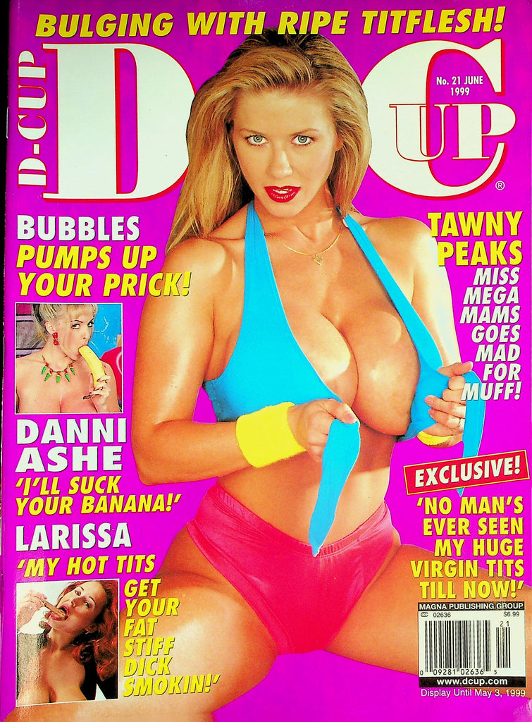 D-Cup Magazine  Covergirl Dixie Bubbles / Danni Ashe, Tawny Peaks  June 1999  012026lmp