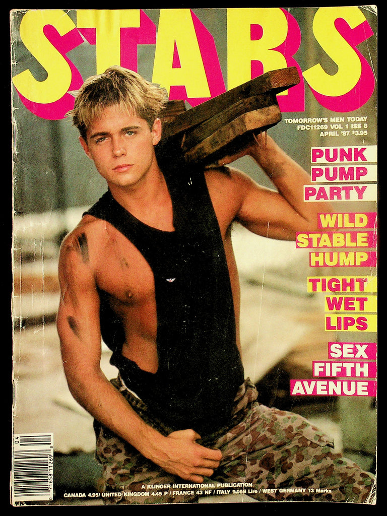 Stars Gay Men's Adult Magazine V1, No. 8 April 1987 Punk Pump Party 082426hrp-27