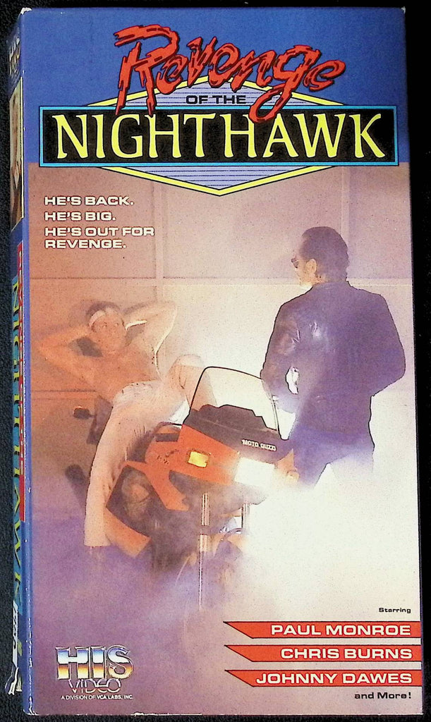 Revenge Of The Nighthawk His Video, A Division Of Vca Labs, Inc. Gay VHS 1983 103024JKVHS