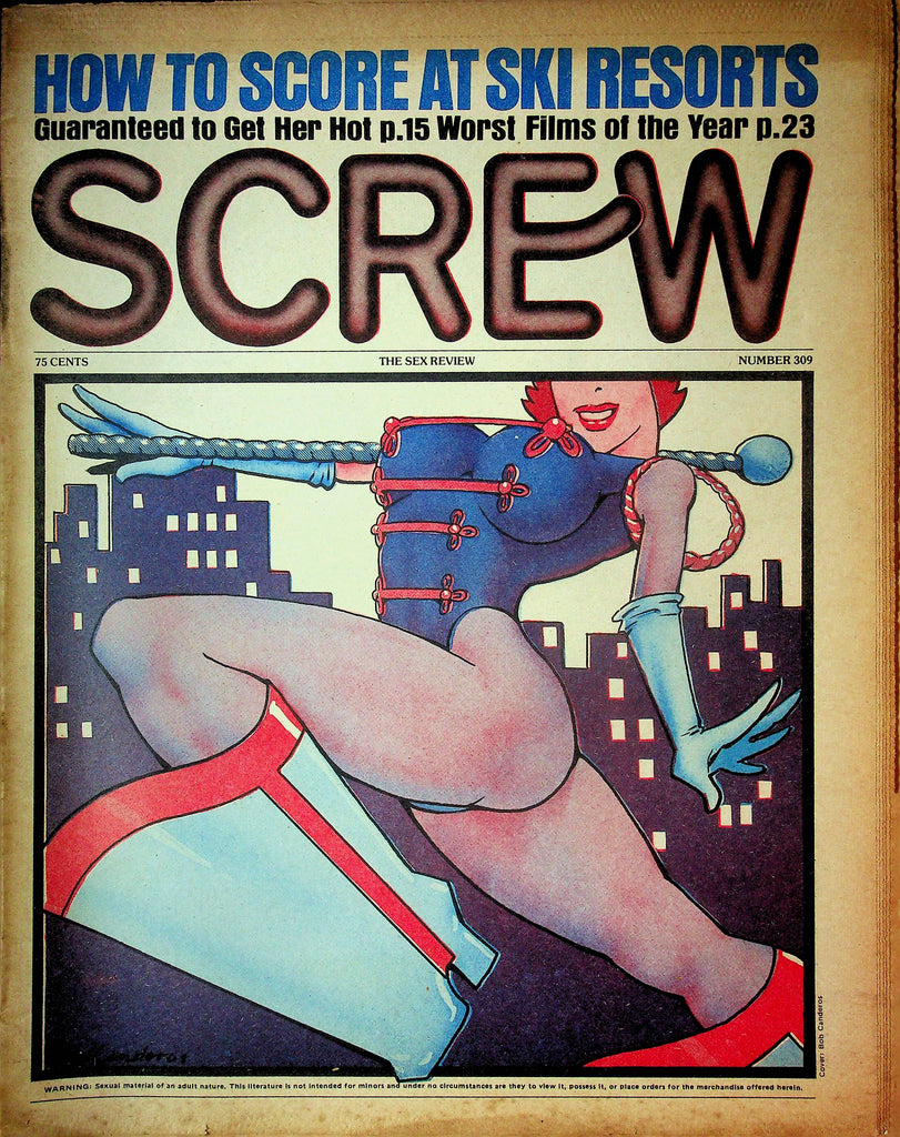 Screw Men's Newspaper Score At Ski Resorts No.309 February 3 1975 061224OSRP