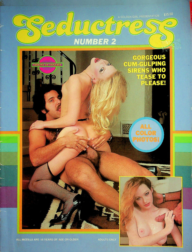 Seductress Magazine  Cum Gulping Sirens / Ron Jeremy  #2 1980's  061926lmp-GSC