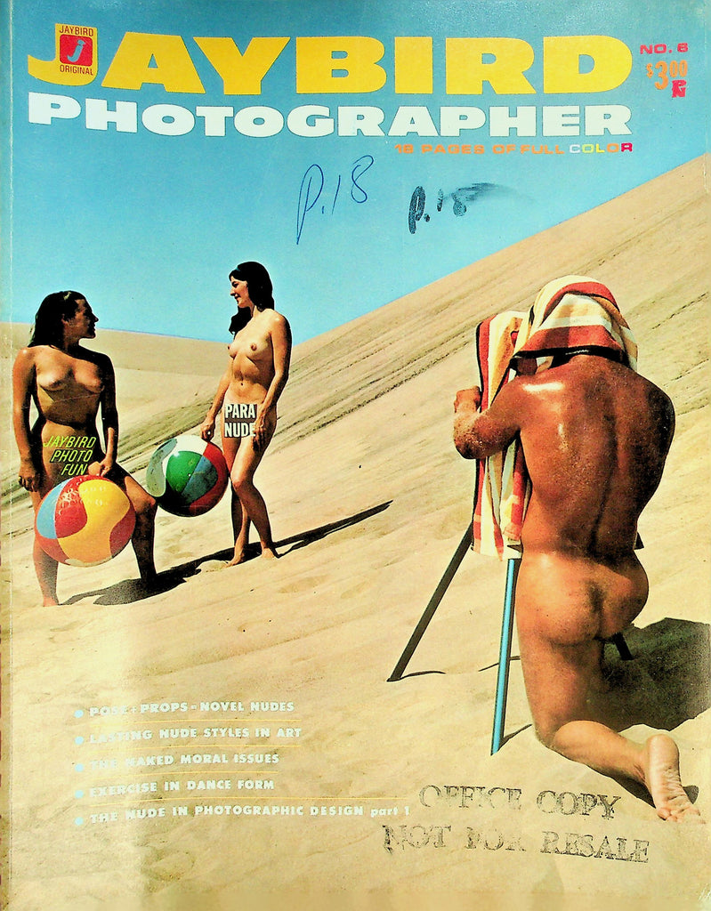 Jaybird Photographer Nudist Magazine  Pose + Props = Novel Nudes  #6  1967  050626lmp