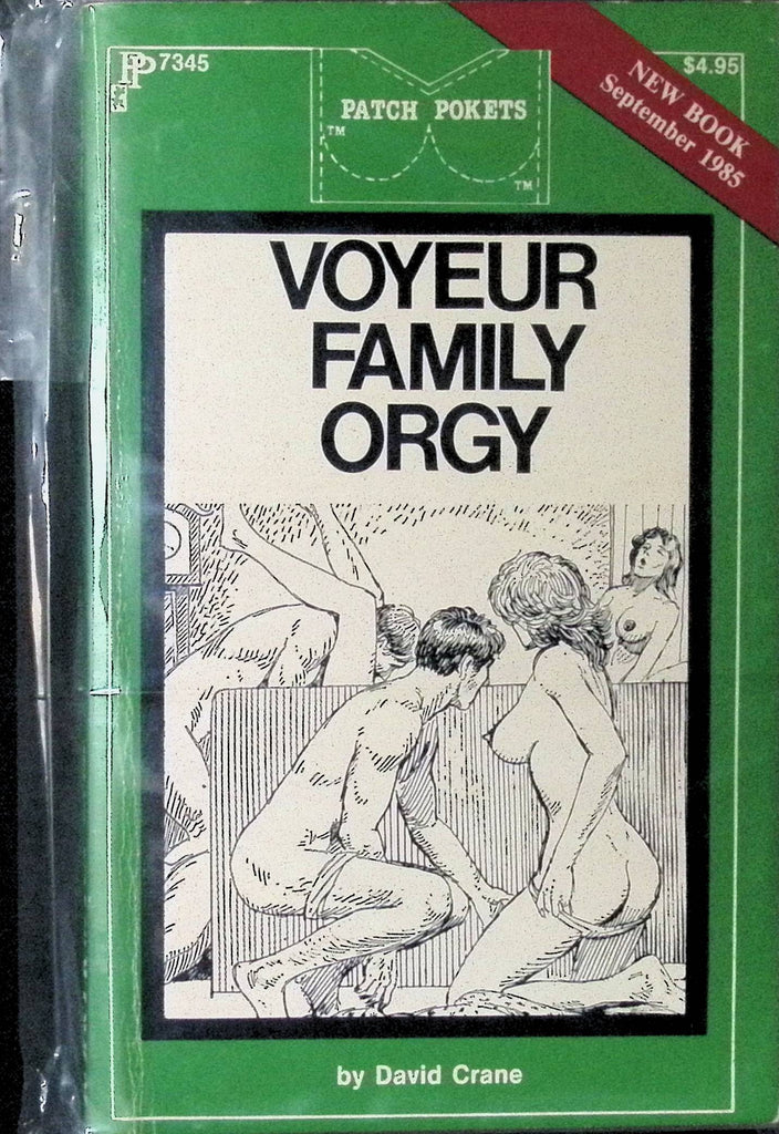 Orgy by David Crane September 1985 Patch Pokets Book Greenleaf Classics Adult Novel-042324AMP