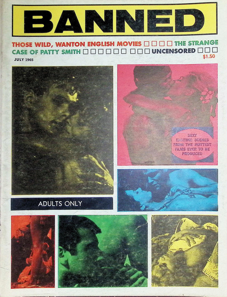 Banned Magazine July 1965, WIld Wanton English Movies 090726LLP