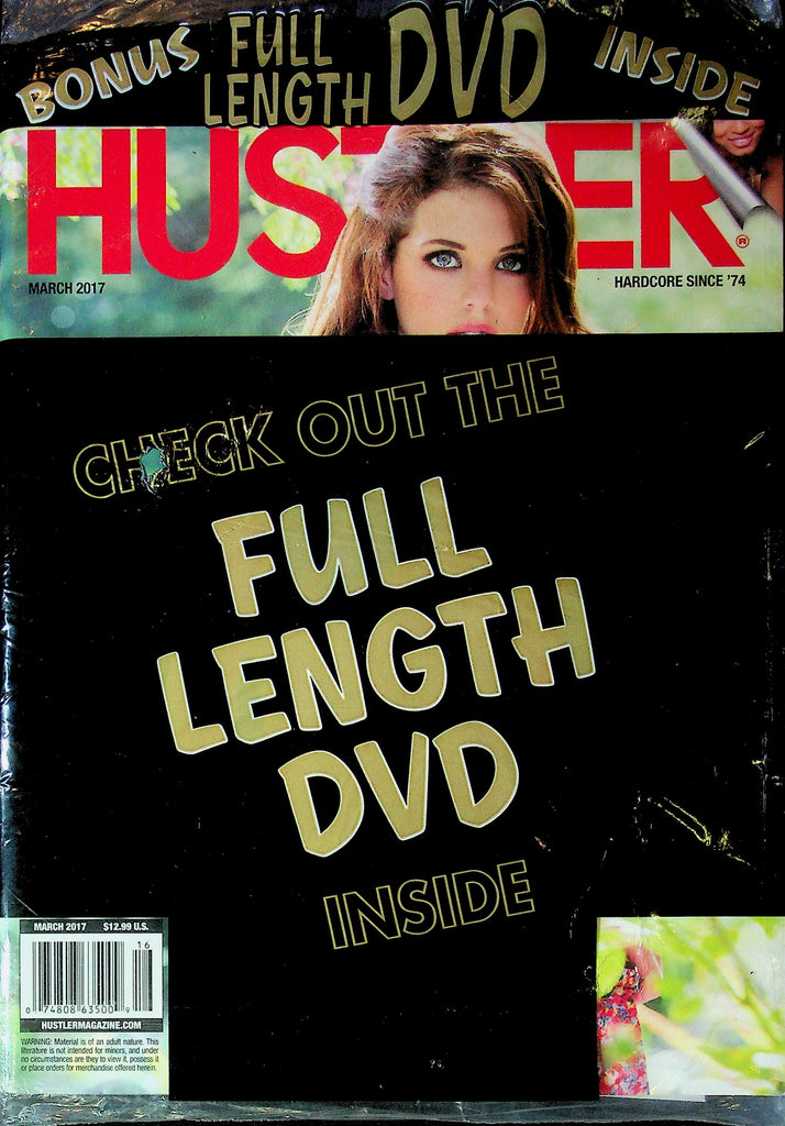 Hustler Magazine Ft. Kiera Winters & Noelle Monique March 2017 Sealed W/DVD 053125RP