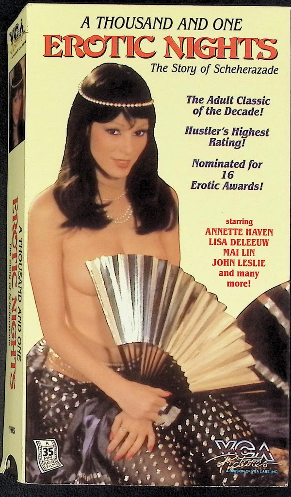 A Thousand and One Erotic Nights The Story of Scheherazade ft. Annette Haven, Lisa Deleeuw, Mai Lin Adult VHS VCA Pictures 102325AKVHS2