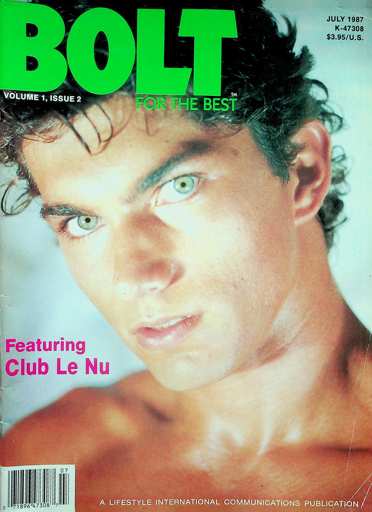 Bolt Gay Magazine   Cover Guy Ross Edwards  July 1987     010826lmp