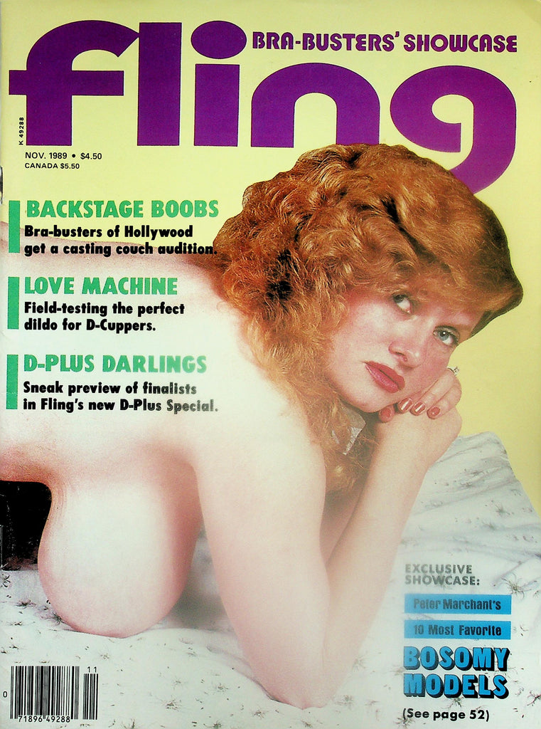 Fling Busty Magazine  Titanic Toni / Stacy Owens   November 1989  113025lmp