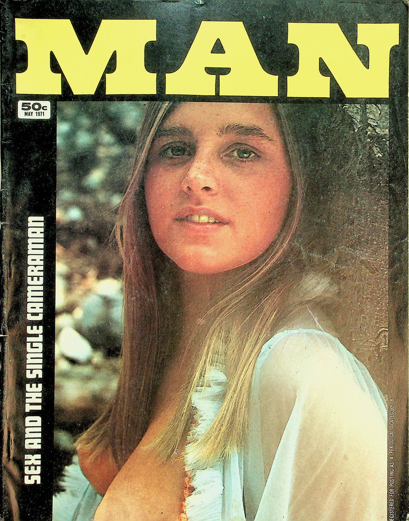 Man Magazine  Sex And The Single Cameraman / Girl Of The Month Angela   May 1971    011926lmp