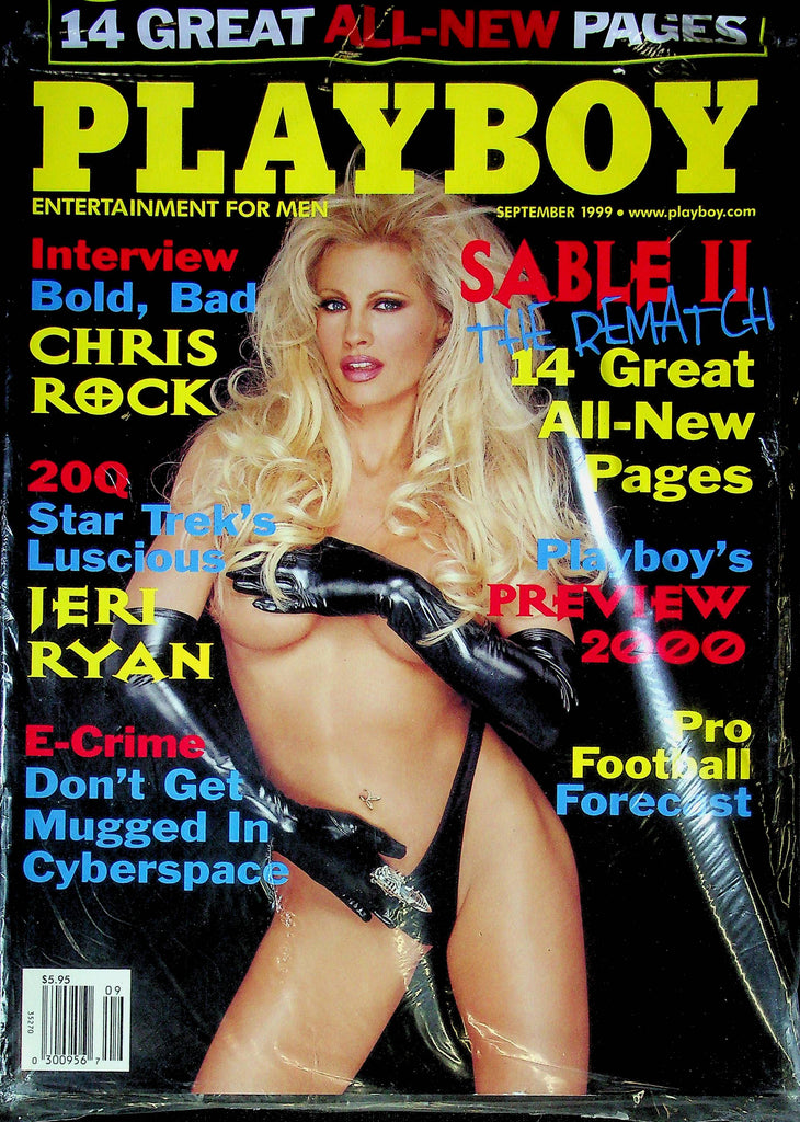 Playboy Magazine Chris Rock Inerview & Sable II September 1999 SEALED 123124RP2