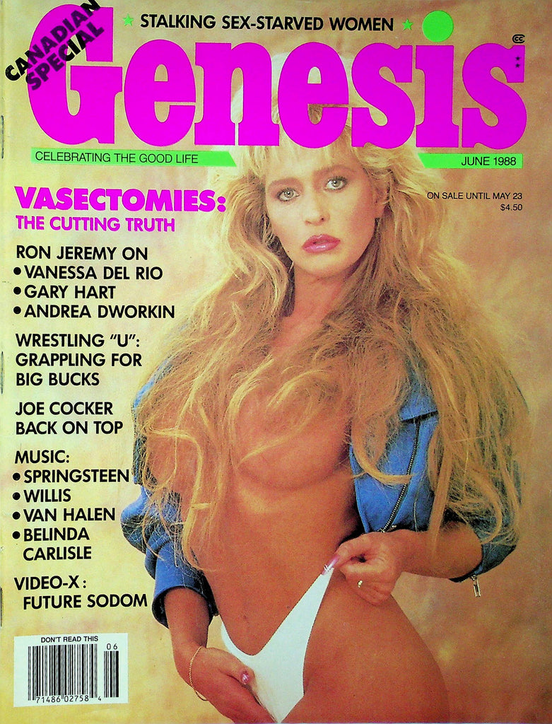 Genesis Magazine Canadian Special & Joe Cocker June 1988 081023RP